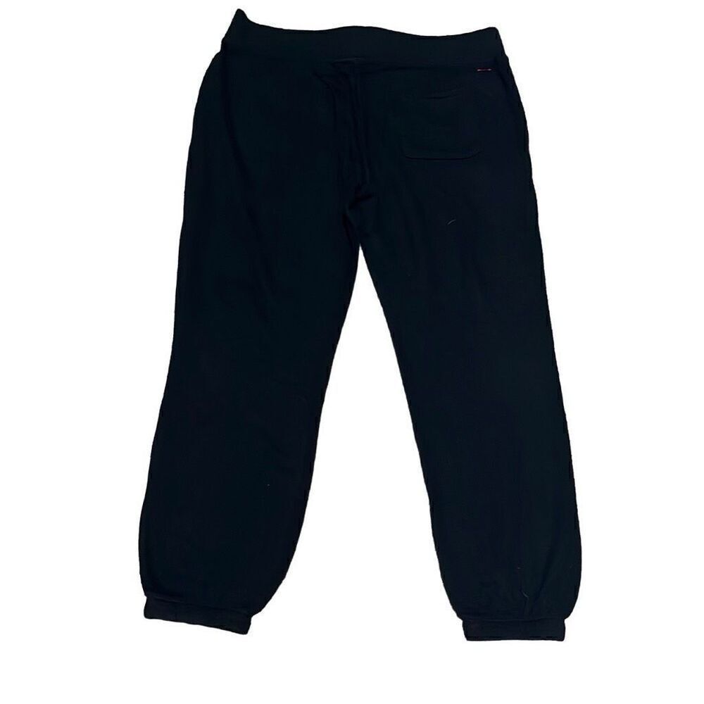 n:philanthropy Womens Large Distressed Jogger‎ Sweatpants Black Pockets NWT